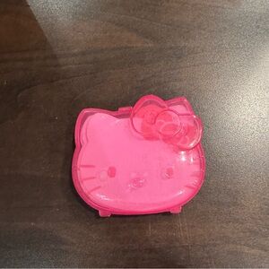 RARE Hello Kitty note papers with plastic container